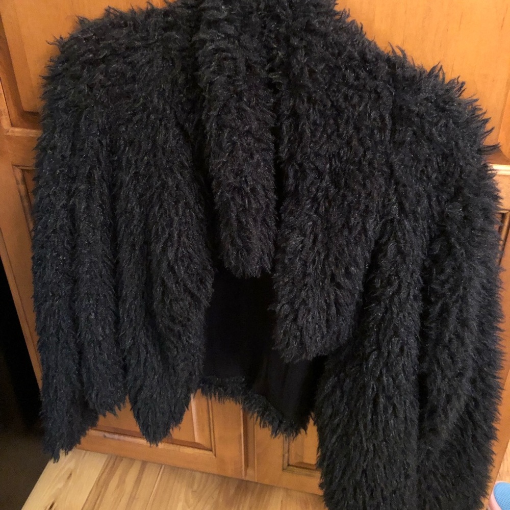 Wild Fable Fuzzy Cropped Jacket